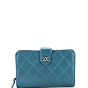 Chanel French Wallet Quilted Caviar